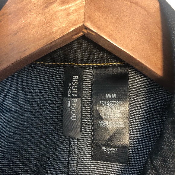 Bisou Bisou Denim blazer - Picture 3 of 3